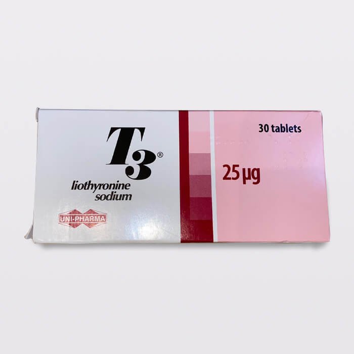 10 x Pharmaceutical T3 25mcg x 25