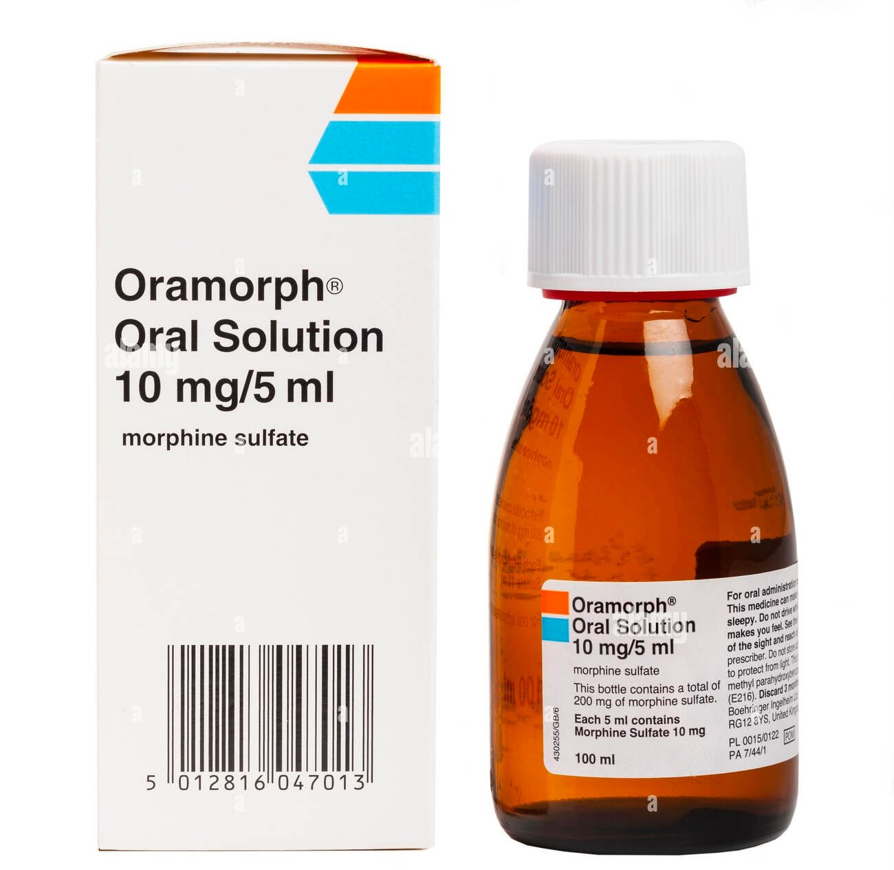 10 x Pharmaceutical Oral Morphine 10mg x 5ml