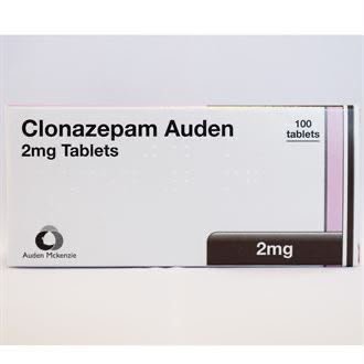 10 x Pharmaceutical Clonazepam 2mg x 10