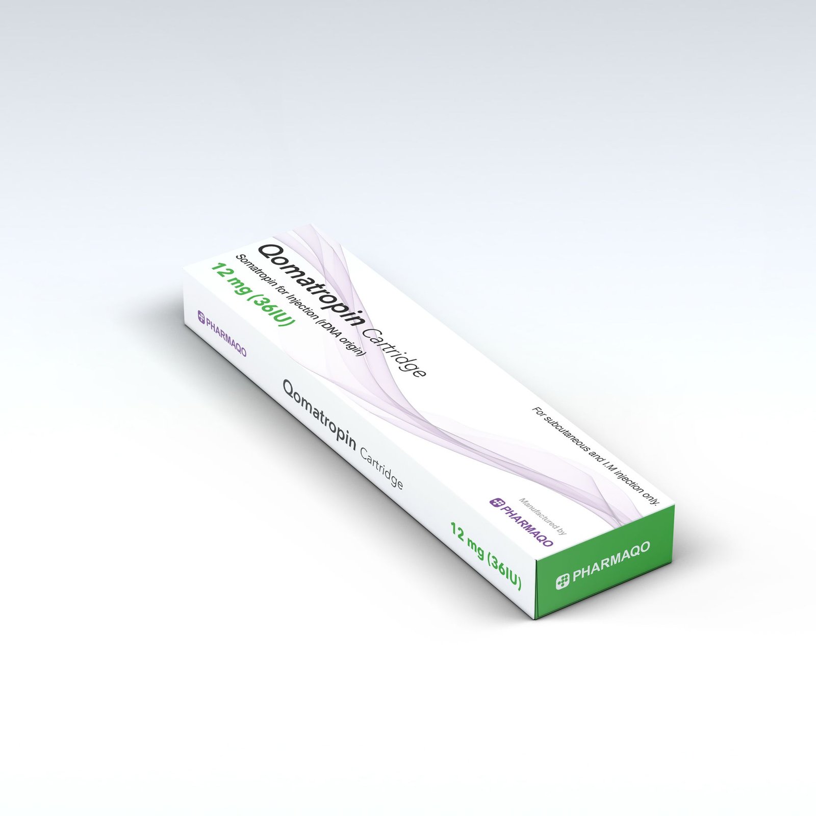 10 x Pharmaqo Qomatropin 12mg 36iu Cartridge
