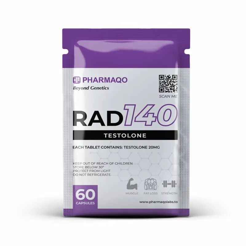 Pharmaqo RAD 140 (TESTOLONE) 20mg X 60