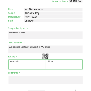 Arimidex 1mg